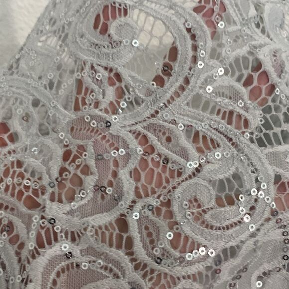 NWOT- Free People Intimately- Best Idea Cami- grey/silver lace-size x-small - Picture 6 of 12